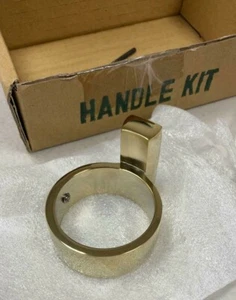 ELIZABETHAN CLASSICS FREESTANDING BRACE RING HANDLE KIT POLISHED BRASS LOT OF 14 - Picture 1 of 5