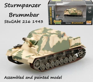 Segunda Guerra Mundial Alemán Sturmpanzer Brumbar Pistola Blindada Tanque 1:72 Terminado Modelo Fácil - Imagen 1 de 5