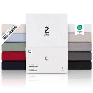 Drap Housse 90 x 200cm - 100% Coton Premium Hauteur De Matelas Jusqu'à 40 cm ... - Afbeelding 1 van 1
