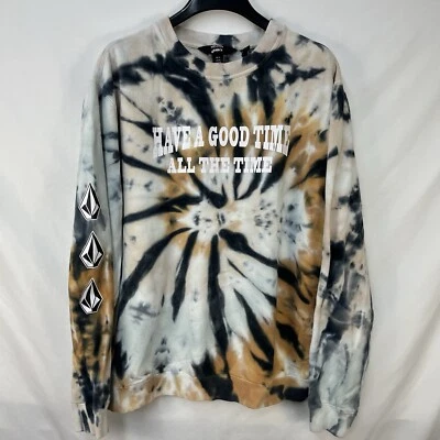 VOLCOM X NETFLIX X OBX TYE DYE OUTERBANKS SWEATSHIRT SIZE XL TV PROMO - Image 1 of 4