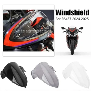 2024 2025 Front Windscreens Windshield Wind Deflectors Acrylic For Aprilia RS457 - Imagen 1 de 15