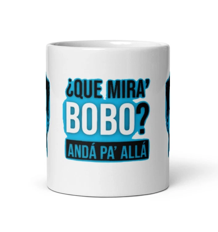 梅西马克杯 | 阿根廷卡塔尔 2022 | Messi Merch,Que Mira Bobo Anda Pa Alla Mug — 第 1/4 张图片