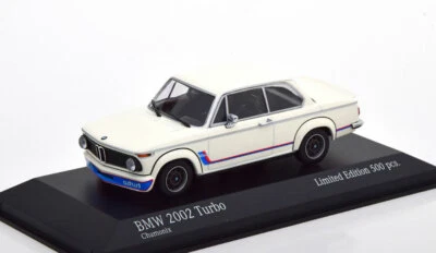 宝马 2002 Turbo 1973 Chamonix 白色意甲 02 MINICHAMPS 943022204 1/43 500 件 — 第 1/4 张图片