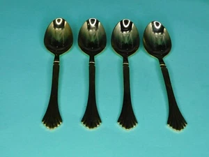 Reed & Barton Gold Rosewell Teaspoons Set of 4 - Picture 1 of 2