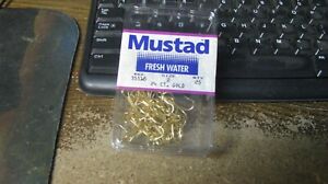 Mustad gold treble hooks, 25 ct, size 2, free shipping
