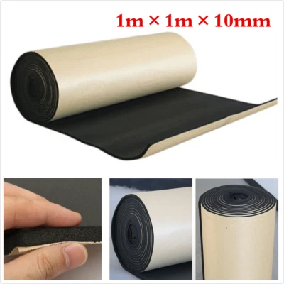 Sound Deadener Heat Shield Thermal Insulation Mat For Car Hood Engine Firewall Foto 1 de 4