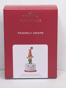 Hallmark 2021 FRIENDLY GNOME Cake Limited Edition Ornament - Picture 1 of 3