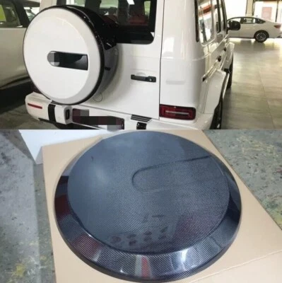 Cubierta de neumático de repuesto de fibra de carbono para MERCEDES BENZ G WAGON W463 W464 G500 G63 Foto 1 de 4