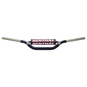 Renthal Twinwall 1 1/8" Handlebar YZ Bend (#921) Black 921-01-BK-07-185 - Picture 1 of 1