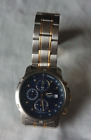 Boxed Seiko chronograph quartz watch. Ref 7T92-OBFO. Excellent condition.