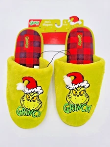 Zapatillas The Grinch Dr Seuss Novedad Mula Verde Para Hombre L 11/12 - Imagen 1 de 1