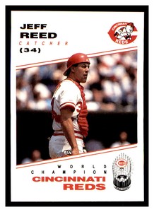 1991 Kahn's Cincinnati Reds #NNO JEFF REED Cincinnati Reds ~F9Z