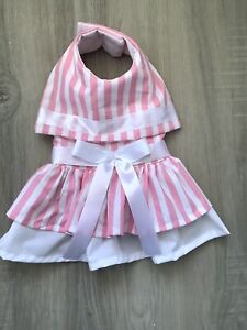 Handmade Striped  Sailor Doggie Dress  M