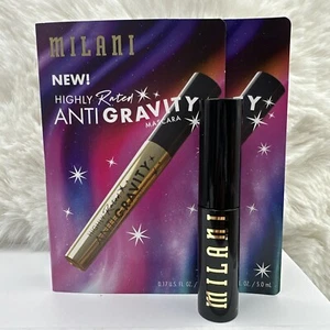 2 Pc - Milani Highly Rated Anti-Gravity Mascara Travel Size .17oz / 5ml Each NEW - Picture 1 of 2