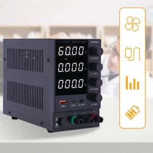 30/60V 10A/5A Adjustable DC Bench Power Supply LED Precision Lab Variable usb UK - Picture 1 of 55