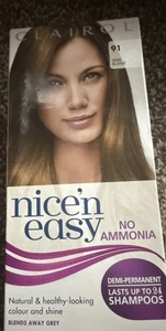Clairol Nice'n Easy Semi-Permanent Hair Dye No Ammonia 91 Dark Blonde - Picture 1 of 1