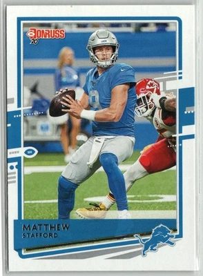 Matthew Stafford 2020 Donruss #96 Detroit Lions Los Angeles Rams - Image 1 of 2