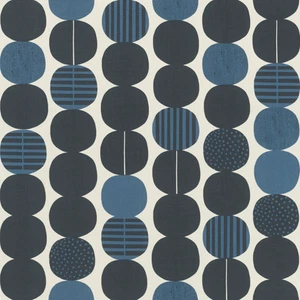 Plain Blue Wallpaper Geometric Spot Circle Paste The Wall Free Match Lounge - Picture 1 of 4
