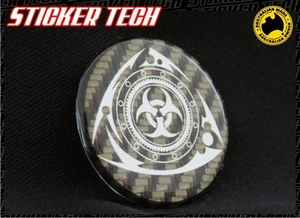 RE AMEMIYA ROTARY CARBON FIBRE BADGE STICKER DECAL EMBLEM RX7 RX3 RX8 13B CX5 - Picture 1 of 2
