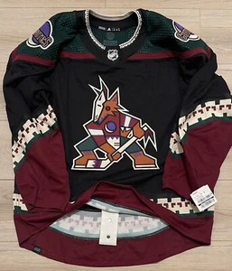 NEW RARE Adidas MiC Arizona Phoenix Coyotes Authentic Team Issue Jersey size 54 - Picture 1 of 9