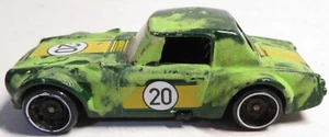 2016 HOT WHEELS #20 DATSUN FAIRLADY 2000 GREEN 1:64 DIECAST 2 5/8" CAR W/ YELLOW - Picture 1 of 15