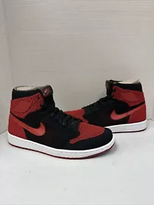 Jordan 1 Retro High OG Flyknit Bred 2017 Size 9.5 Brand New 919704-001 - Picture 1 of 12