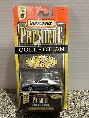 1996 Matchbox Premiere Collection 1:64 Pontiac Firebird Racer Series 9 Car - Image 1 of 4