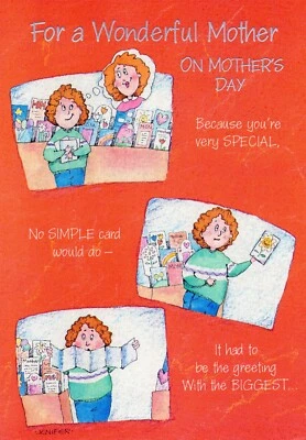 Cute MOTHER'S DAY Card FOR A WONDERFUL MOTHER, I LOVE YOU by Gibson Greetings +✉ - Image 1 of 4