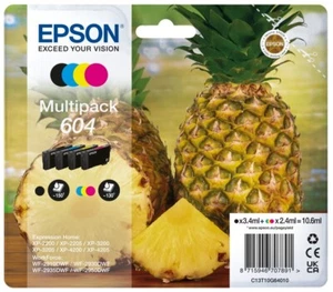 Cartuchos de tinta multipack Epson 604 piña, WF-2910DWF, WF-2930DWF, WF-2935DWF - Imagen 1 de 2