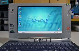 Toshiba Libretto ff1100v Intel P 266MHz 64MB, 100GB HD Win2K CD-RW CAM * RARE *