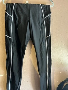 Attraco Swimming Leggings. Women’s. Black/White. Size XL - Picture 1 of 3