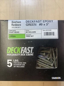 Starborn Deckfast Epoxy Green Screw #9x3in 5lb Box - Picture 1 of 1