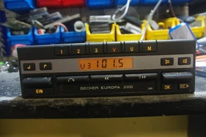Oldtimer BECKER EUROPA 2000 autoradio BE 1100 ehem Mercedes-Benz W124 werksradio - Bild 1 von 10