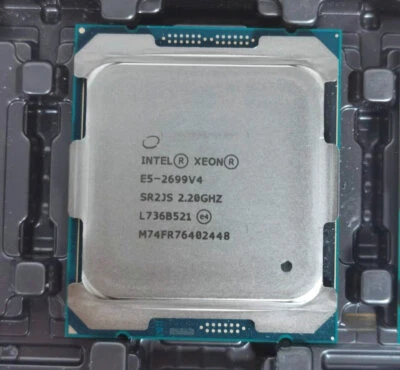Intel Xeon E5-2699 v4 2.2GHz 55MB 22-Core 145W LGA2011-3 SR2JS - Image 1 of 3