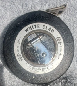 THE LUFKIN RULE Co Vintage Steel Metal 33 ft Measuring Tape, Made in Canada - Picture 1 of 4