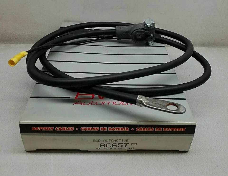Cable de batería automotriz BC65T BWD 4 Ga 3/8" I.D. X 65" largo BC65T Foto 1 de 3
