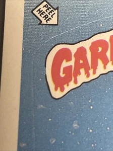 1986 Garbage Pail Kids 4th Series - 158a Meltin Elton - Banner Border Error - Bild 1 von 3