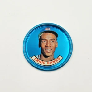 1965 Old London Ernie Banks #2 Baseball Space Magic Coin Chicago Cubs - Picture 1 of 3
