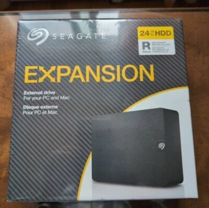 Seagate Expansion 24TB Desktop USB 3.0 External Hard Drive, Black (STKP24000400) - Photo 1/6