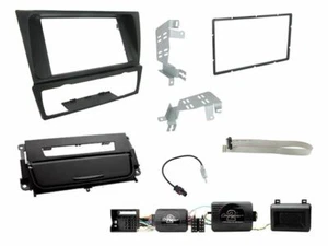 Double Din Stereo Fitting Kit + Steering Controls to fit BMW 3-Series 2005-12 - Picture 1 of 10