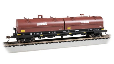Bachmann 71403 HO Norfolk Southern 55' Steel Coil Car With Load #612084 - Image 1 of 3