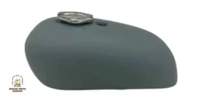 FIT FOR BSA A65 SPITFIRE HORNET 2 GALLON RAW STEEL PETROL TANK + CAP - Picture 1 of 4