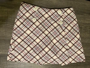 EUC Gymboree Plaid Skort Skirt w/Shorts Size 8 Back to School  - Picture 1 of 4