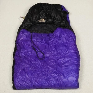 The North Face Polarguard 3D Sleeping Bag 82" x 28" Purple Mummy Made in USA - Picture 1 of 11