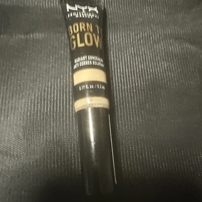NYX Professional Born To Glow! Radiant Concealer 0.17oz BTGC02  ALABASTER NEW - Image 1 of 3