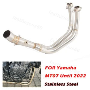 For Yamaha MT-07 2014-2024 Exhaust System Header Front Link Pipe Stainles Steel - Bild 1 von 7