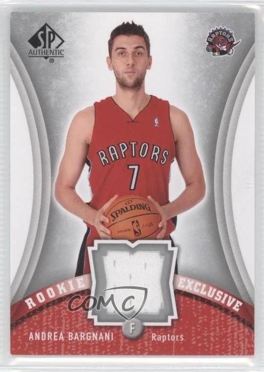 2006-07 SP Authentic Rookie Exclusive Jersey Andrea Bargnani #RE-AB RC - Image 1 of 2