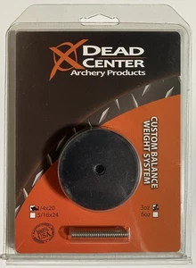 Dead Center Stabilizzatore 3 Oz Peso 2" - Nero Opaco 3D Shooting Bowhunter - Foto 1 di 2