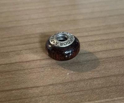 Pandora Charm Anhänger 925, Braun, - Bild 1 von 4