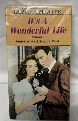 It's a Wonderful Life VHS James Stewart Donna Reed FACTORY  SEALED - Image 1 of 4